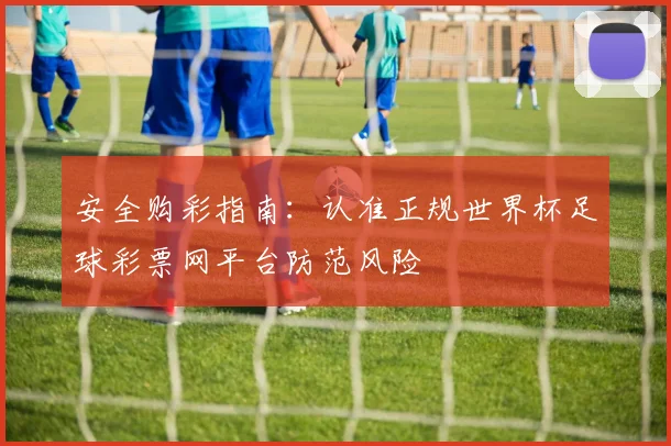安全购彩指南：认准正规世界杯足球彩票网平台防范风险